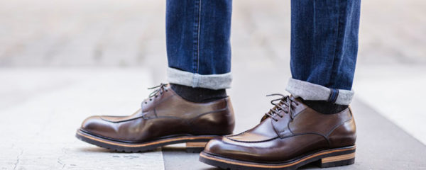 chaussures en cuir pour homme
